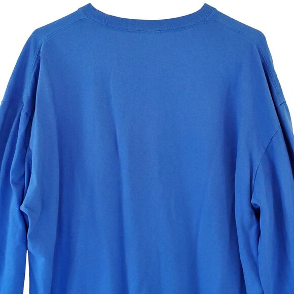 Albuquerque NM Long Sleeve T Shirt 2XL Blue Script Tourist Balloon Knit Stretch - Picture 7 of 9